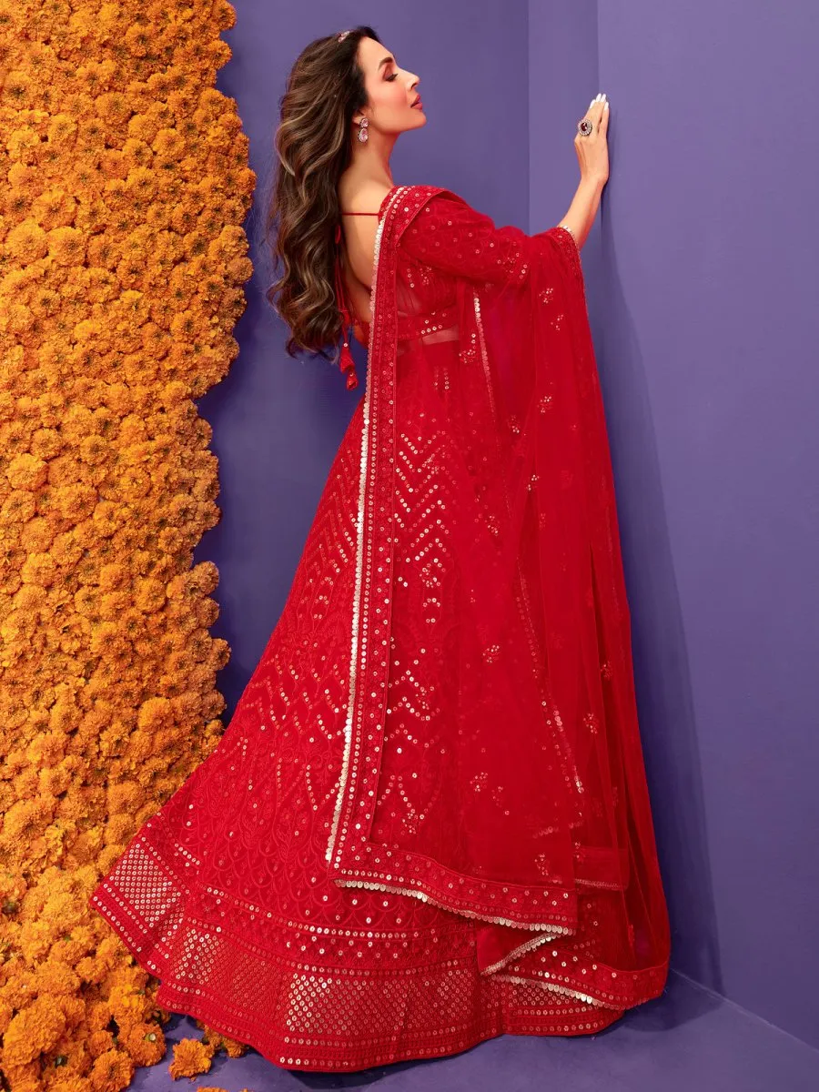 Alluring Bollywood Diva Malaika Arora Featuring Inddus Lehenga Choli