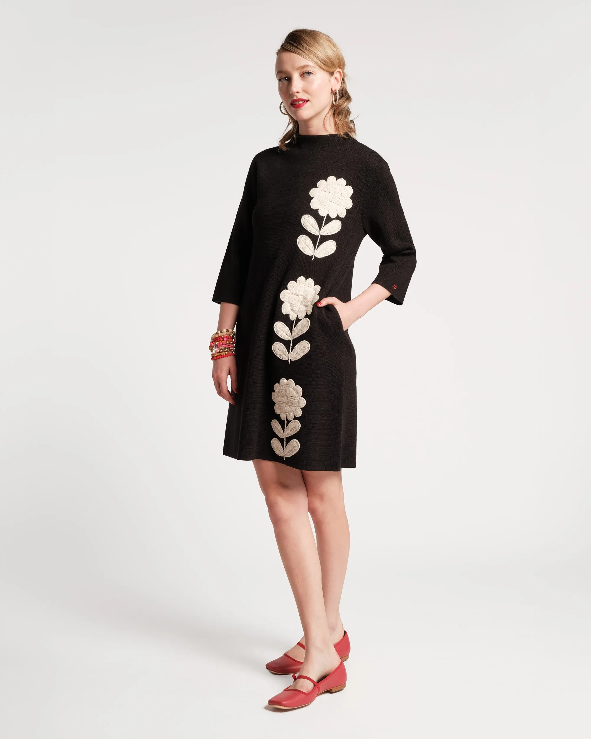 Annie Merino Wool Midi Dress