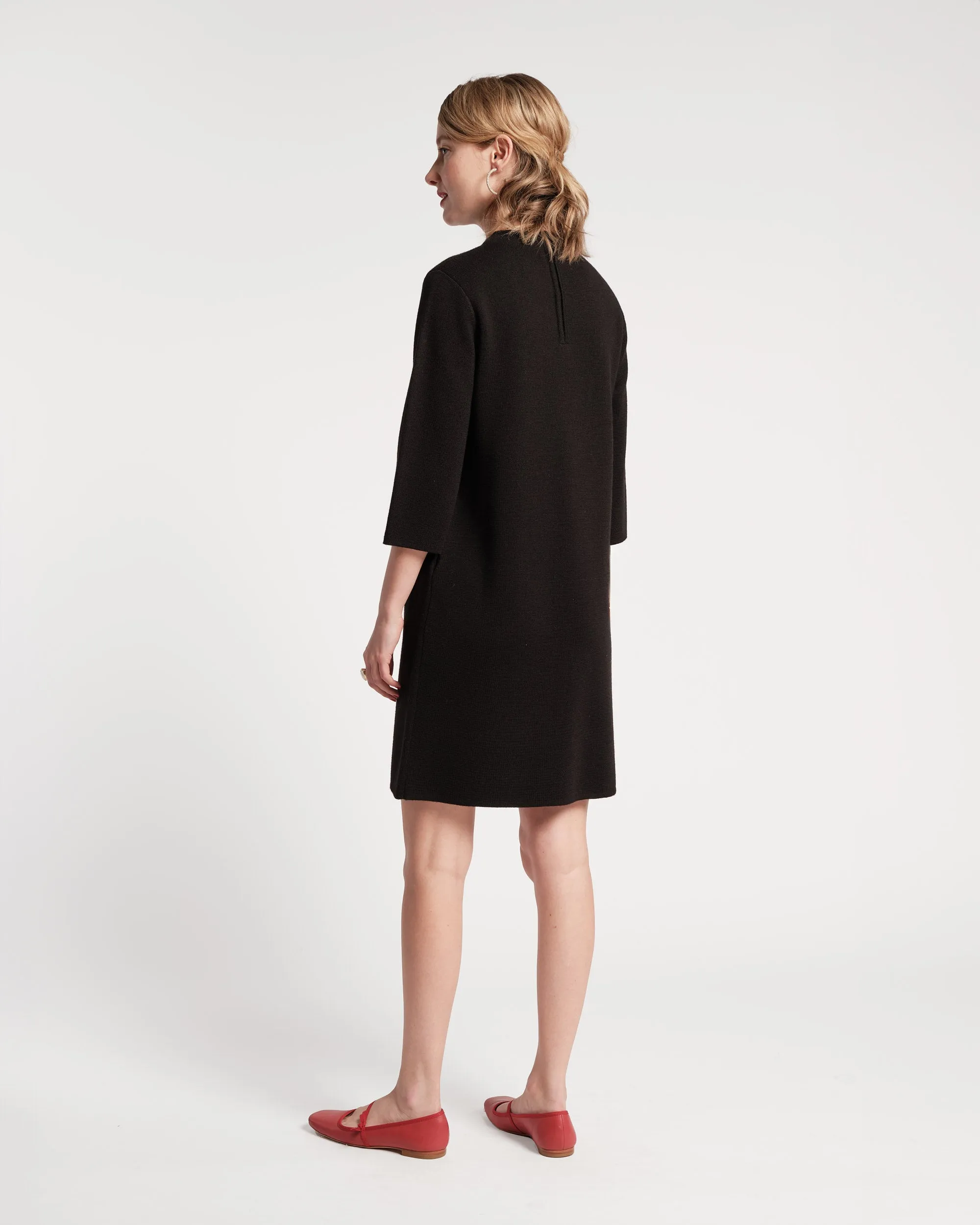 Annie Merino Wool Midi Dress