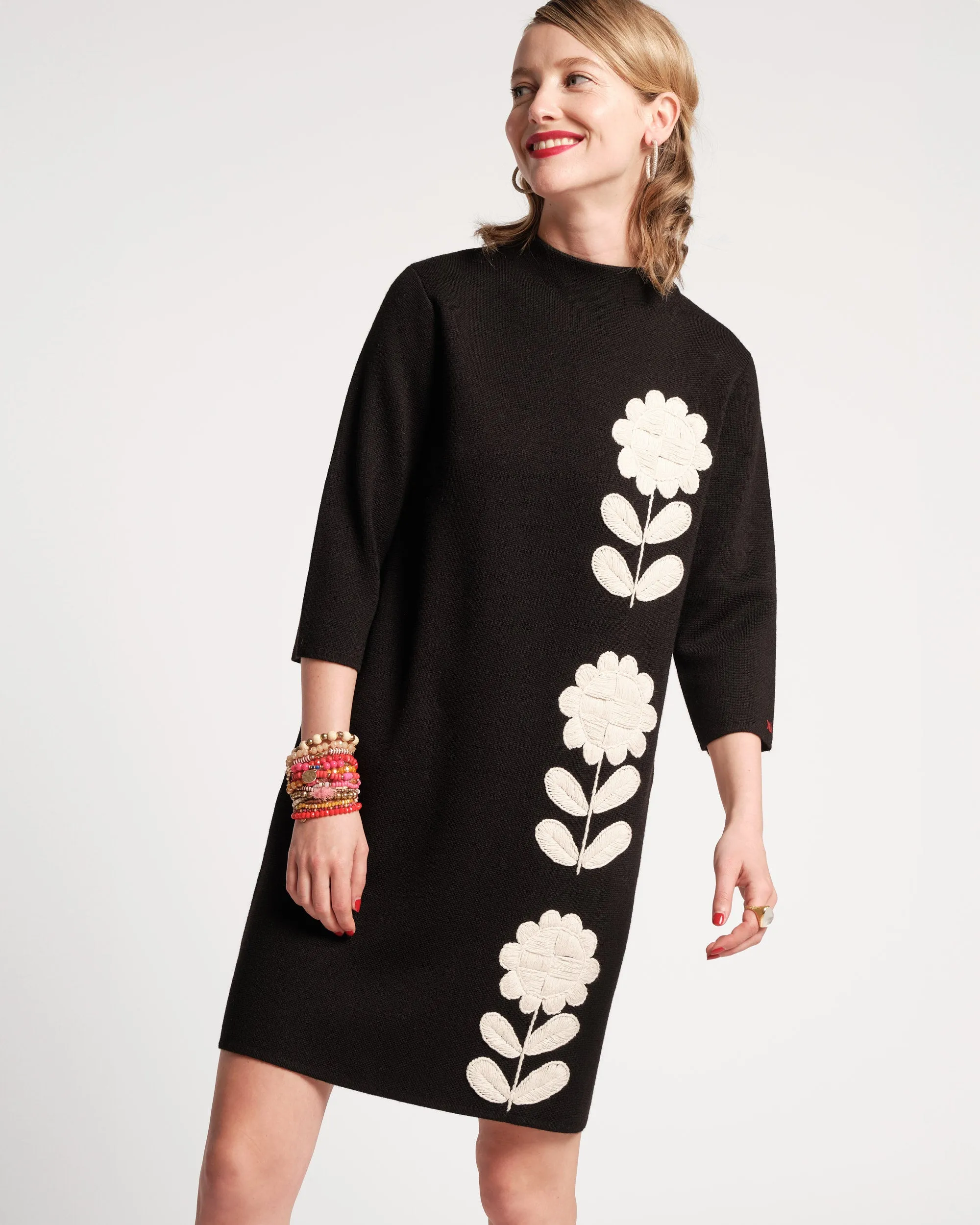 Annie Merino Wool Midi Dress