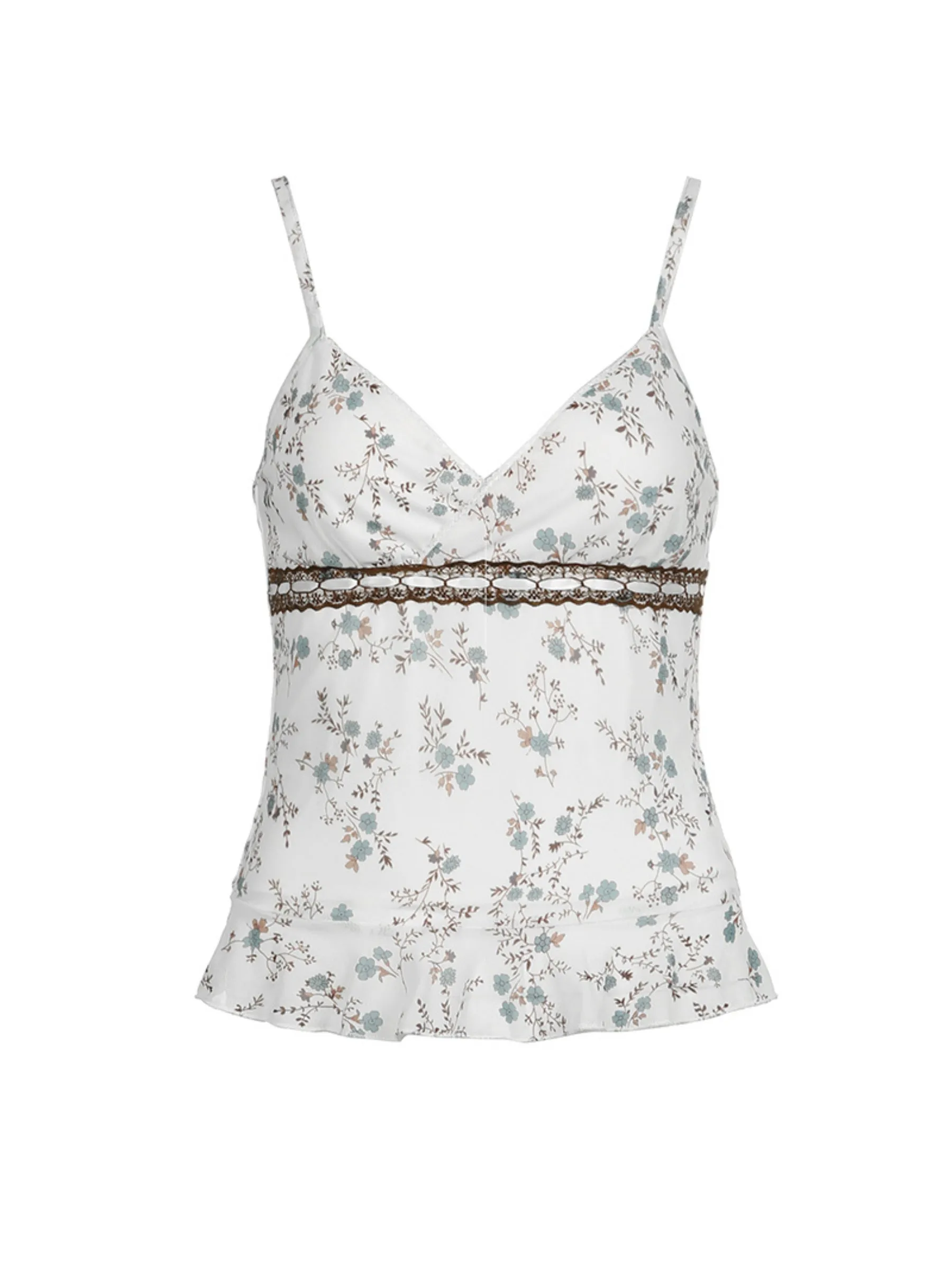 Aylin Mesh Floral Top