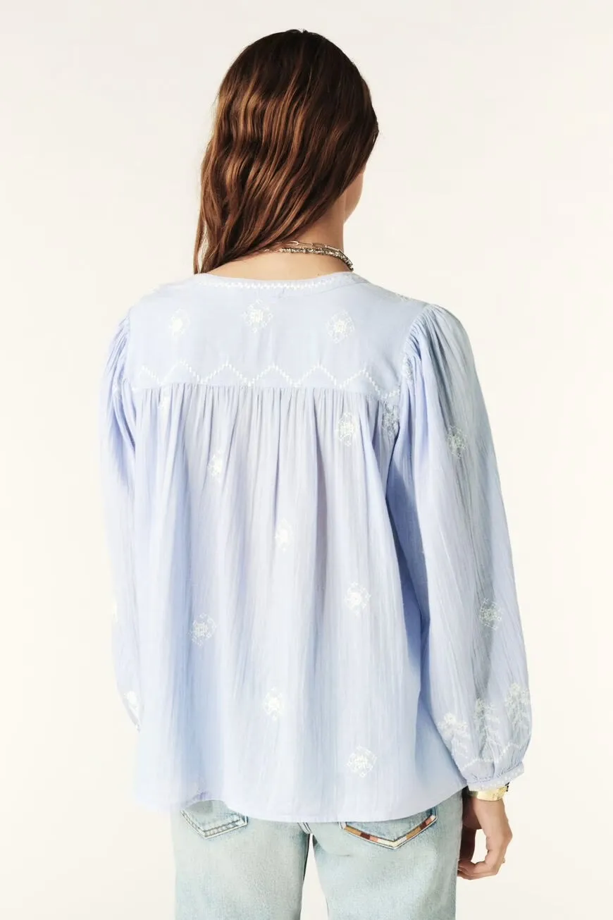 Bash Paris Duha Blouse in Blue Ciel