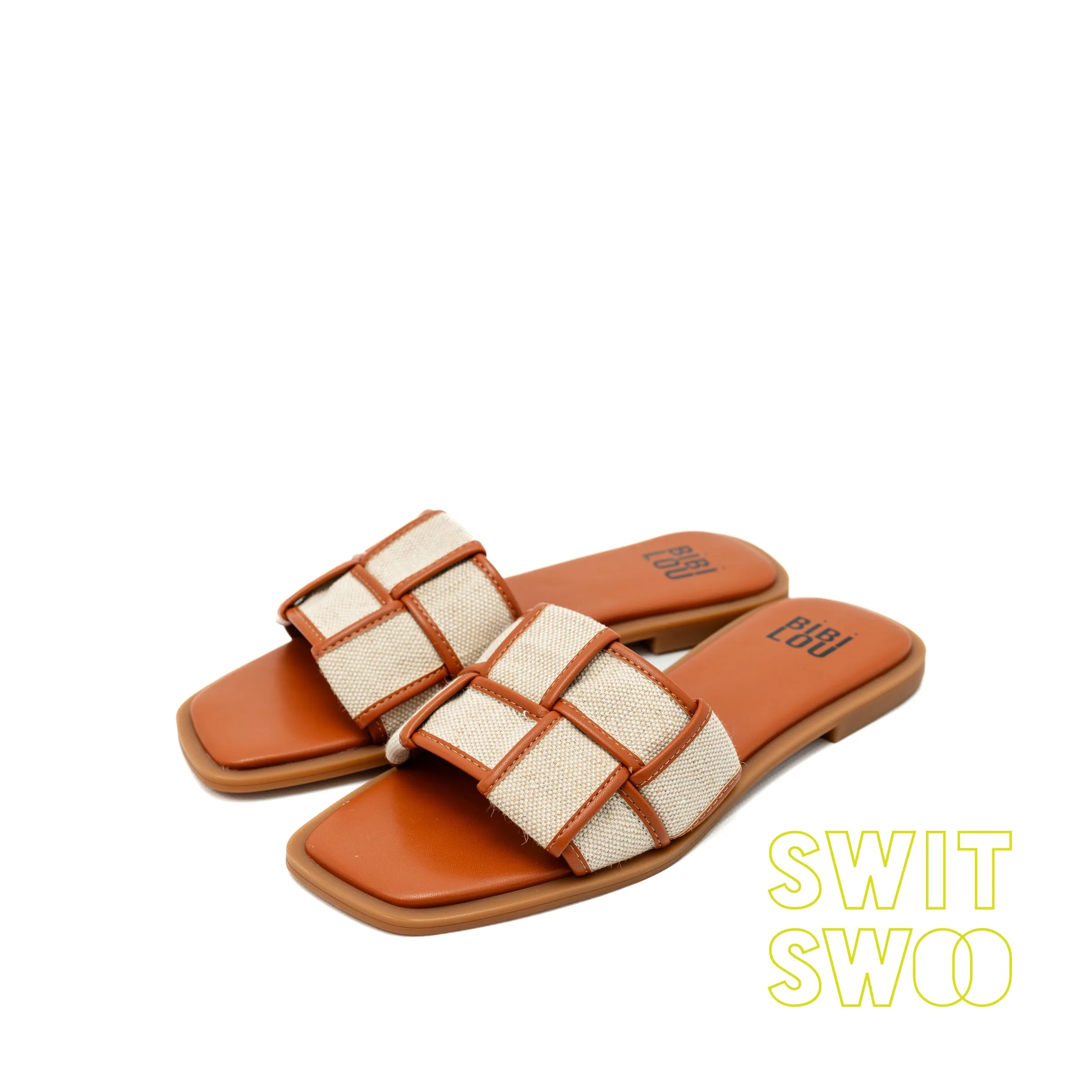 Bibi Lou Flat Sandal in Tan