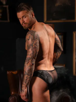 Black Tie Peek-A-Boo Brief