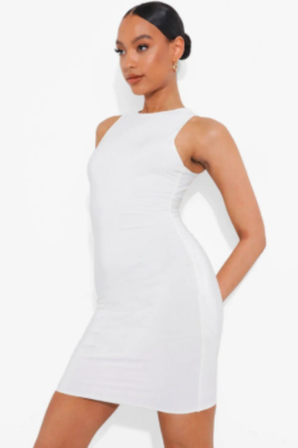 Bodycon Round Neck Dress