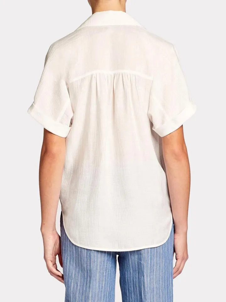 BROCHU WALKER - Josie Blouse in Salt White