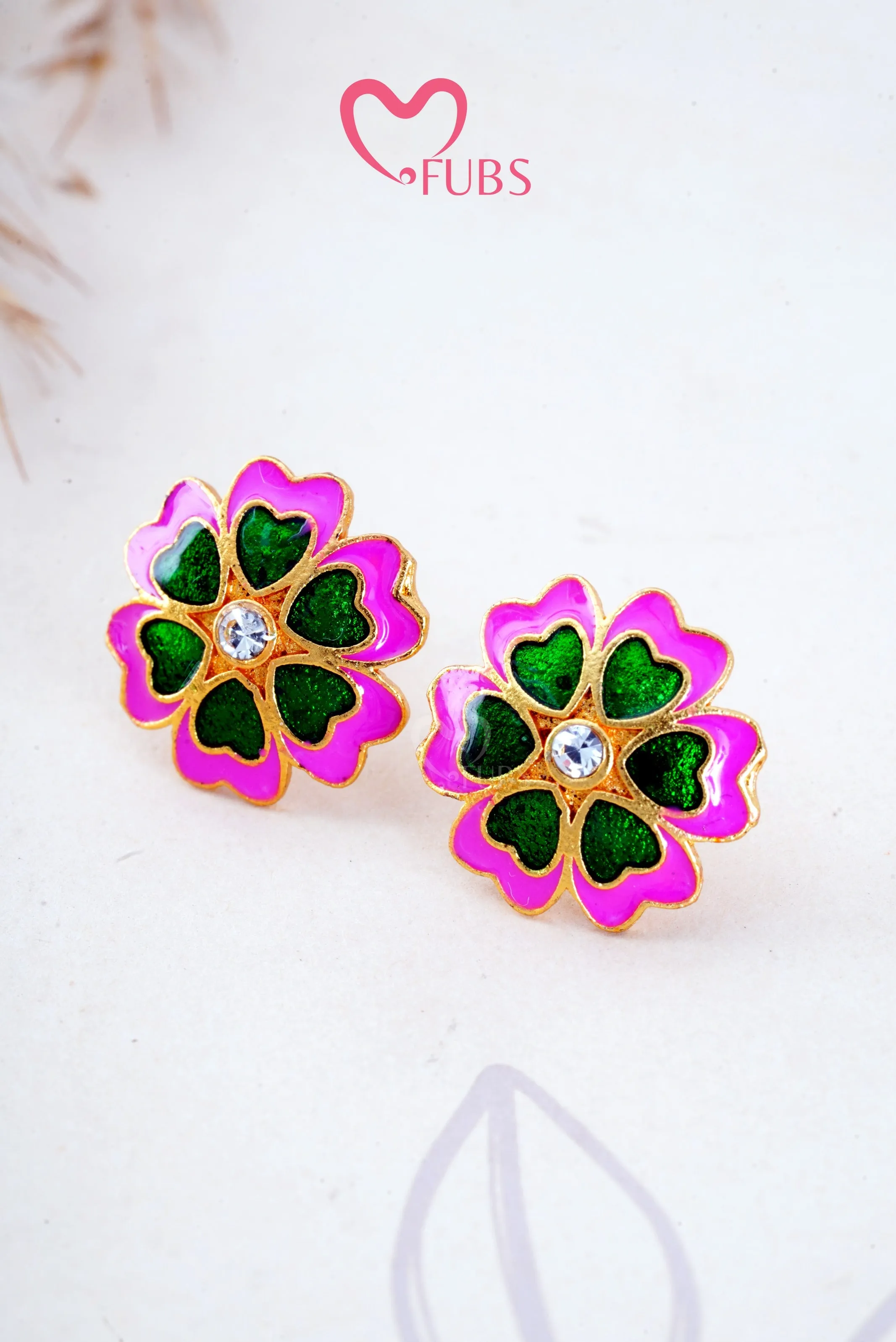 Charming Floral Elegance Studs