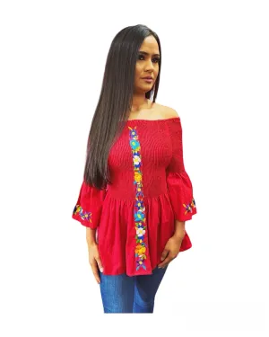 Diana Off the Shoulder Bell Sleeves Blouse