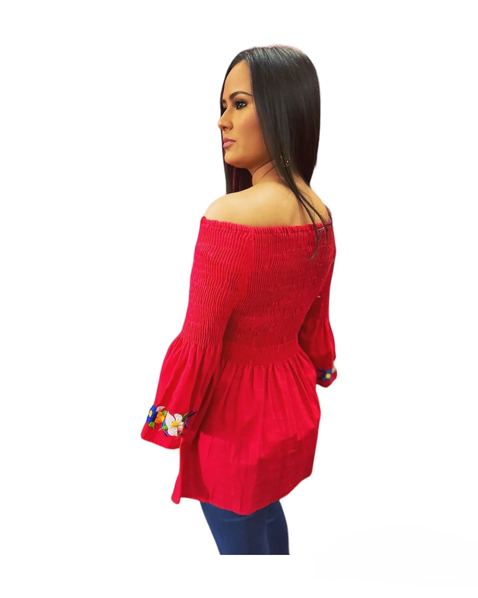 Diana Off the Shoulder Bell Sleeves Blouse