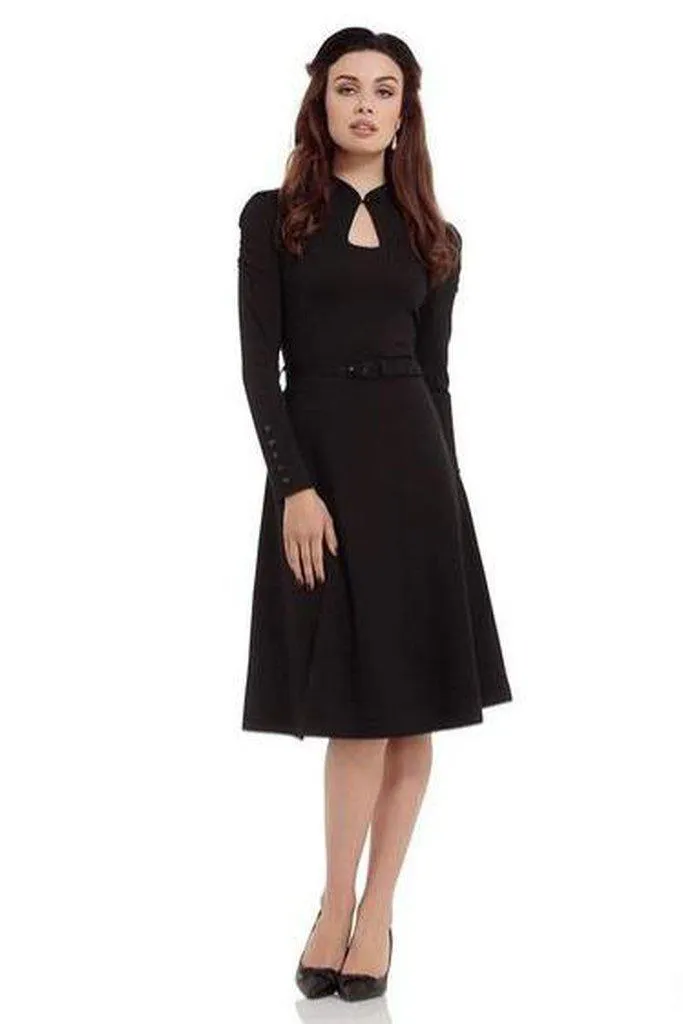 Dita 50s Flared Dress With Cut-Out