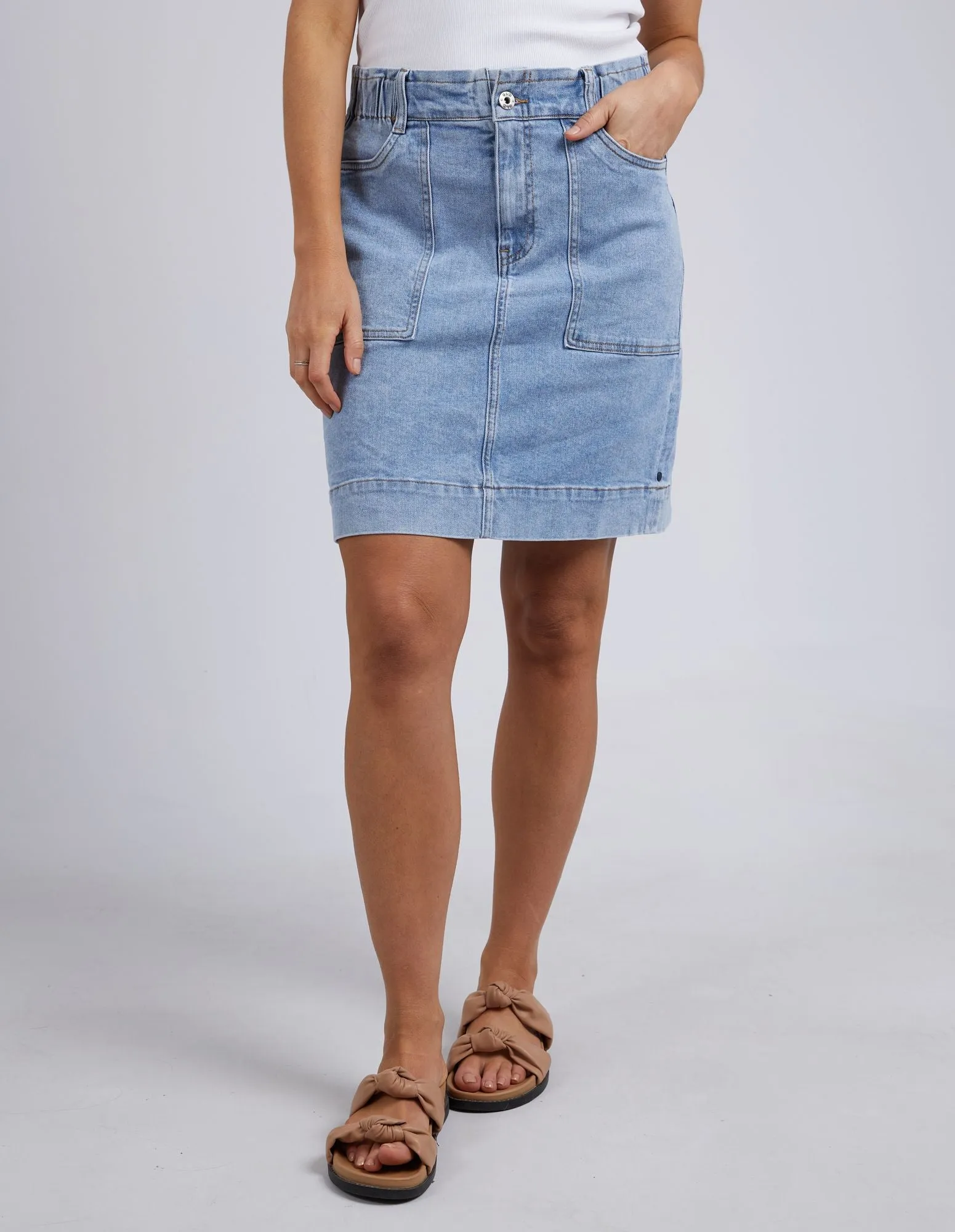 Elm Atlas Denim Skirt