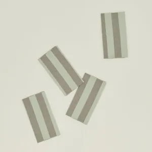 Essential Striped Dinner Napkin, Set of 4 - Sage/Olive