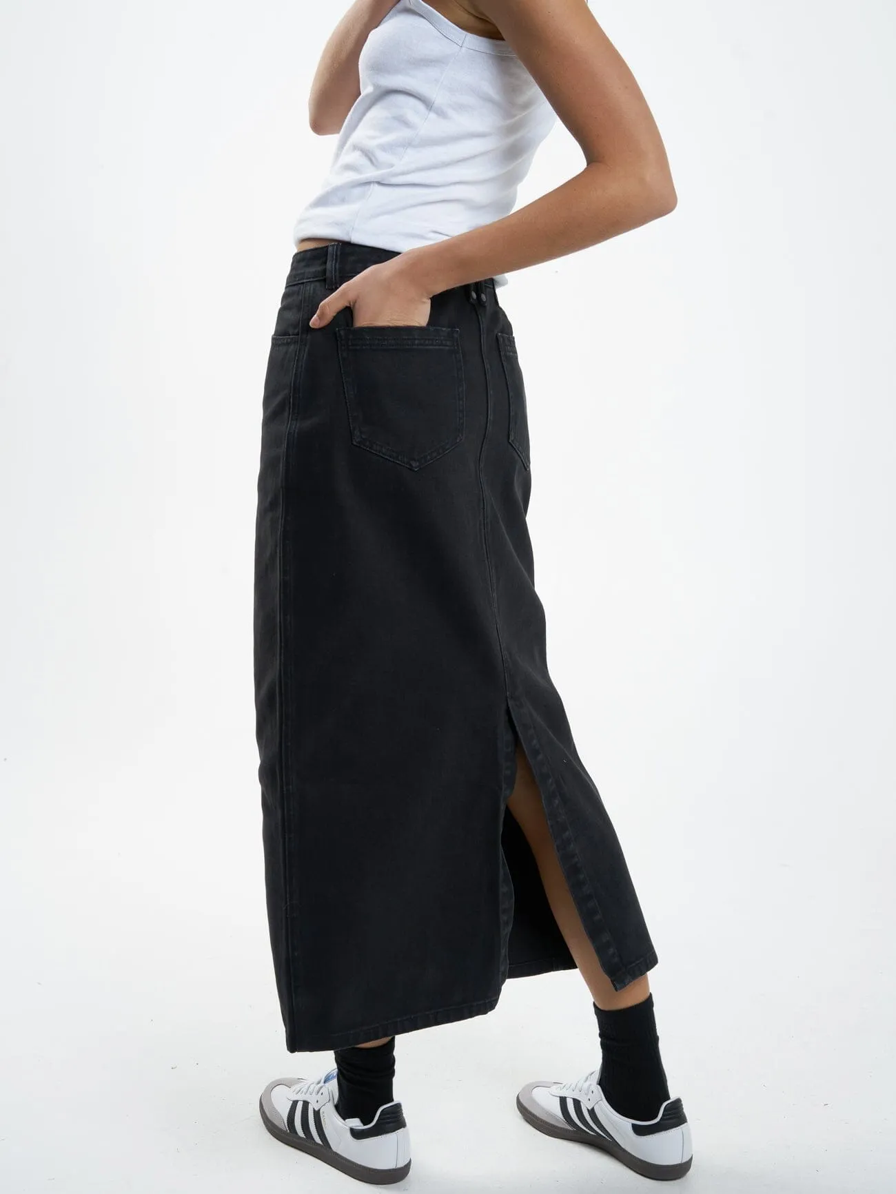 Frankie Skirt - Dusk Black