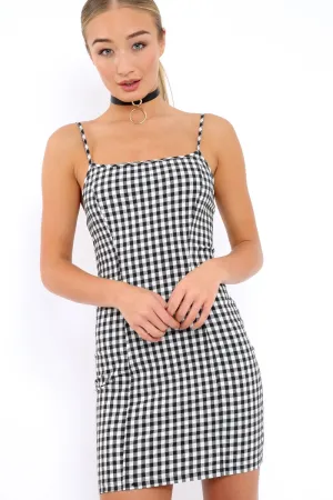 Gingham Bodycon Dress - Kaegan