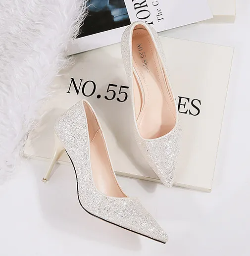 Glitter High-heels Fashion Evening Party Shoes