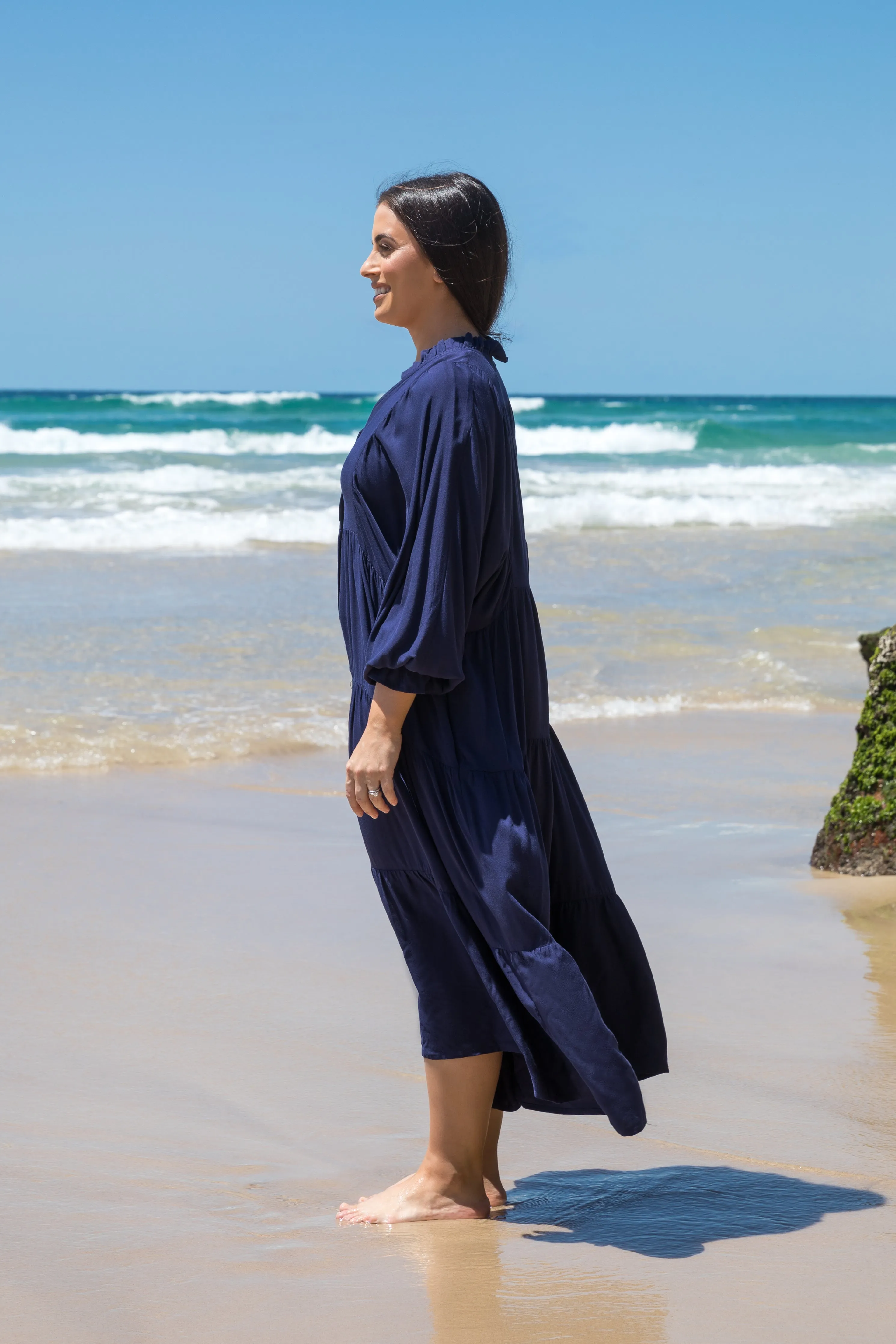 Harvest Maxi Dress | Navy | FINAL SALE