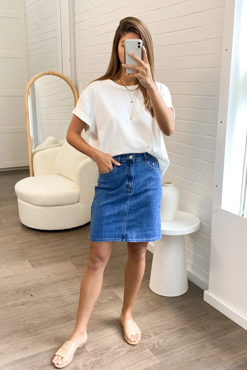 Katya Denim Skirt