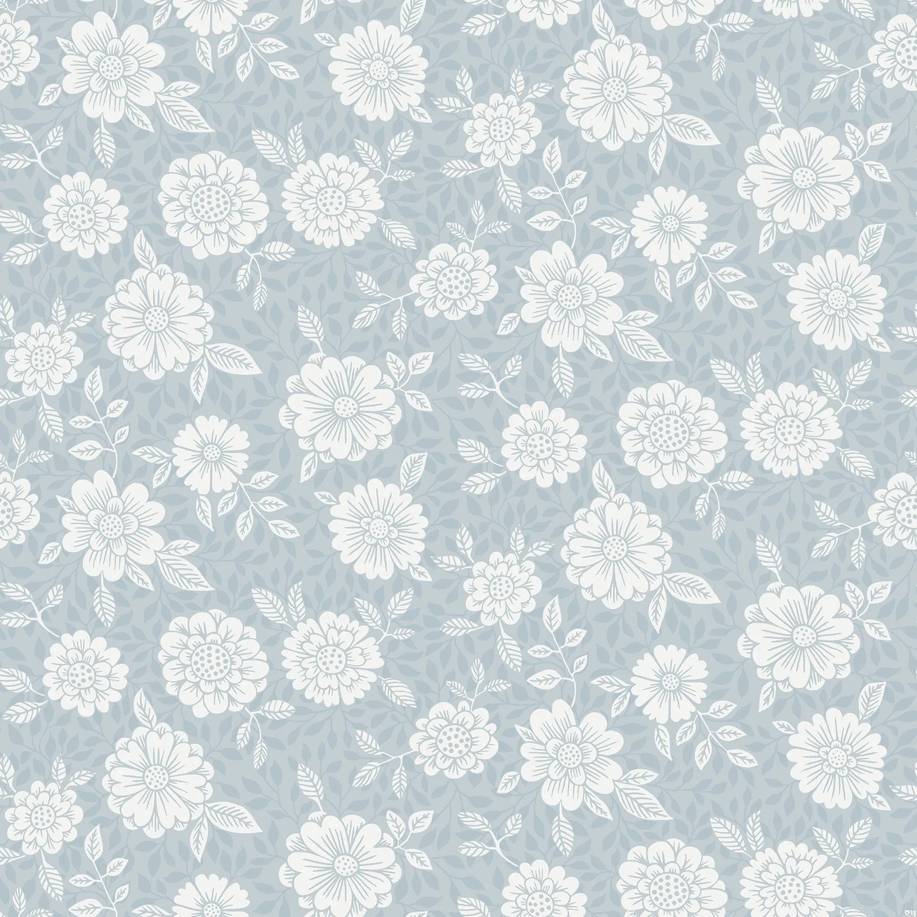 Lizette Charming Floral Wallpaper