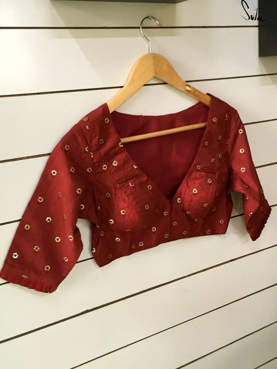 Maroon Stars (Blouse)