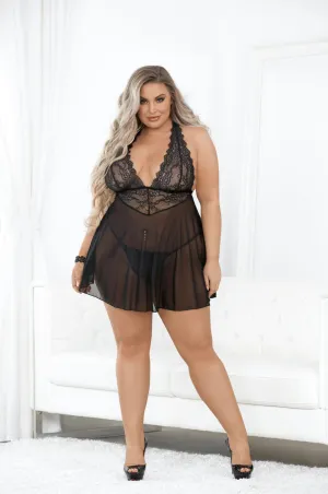 Mesh & Lace Babydoll