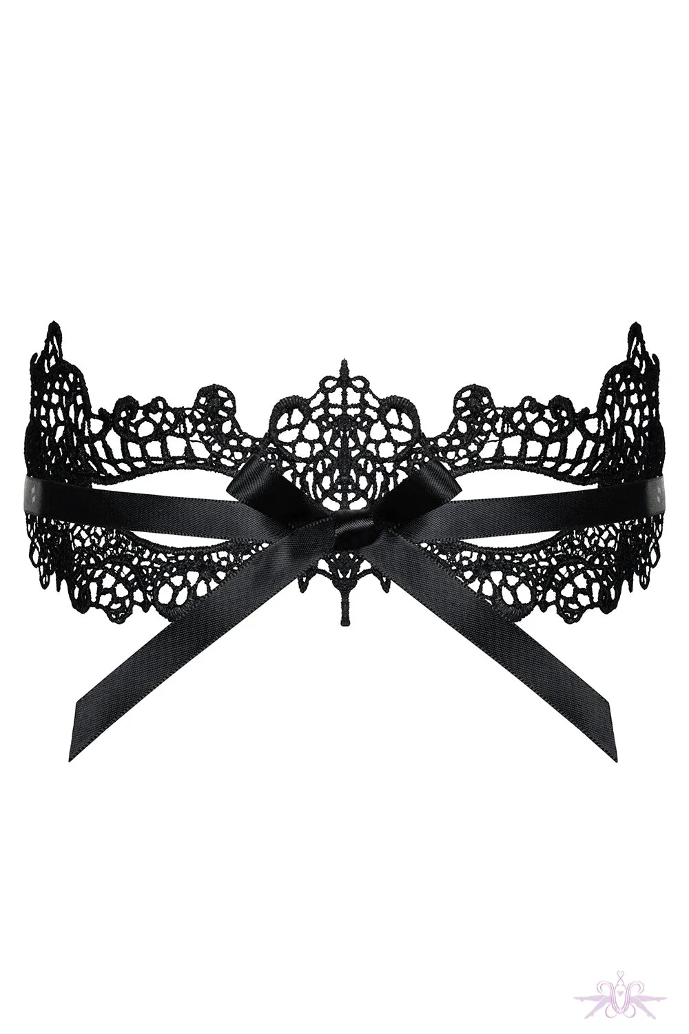 Obsessive Black Lace Mask