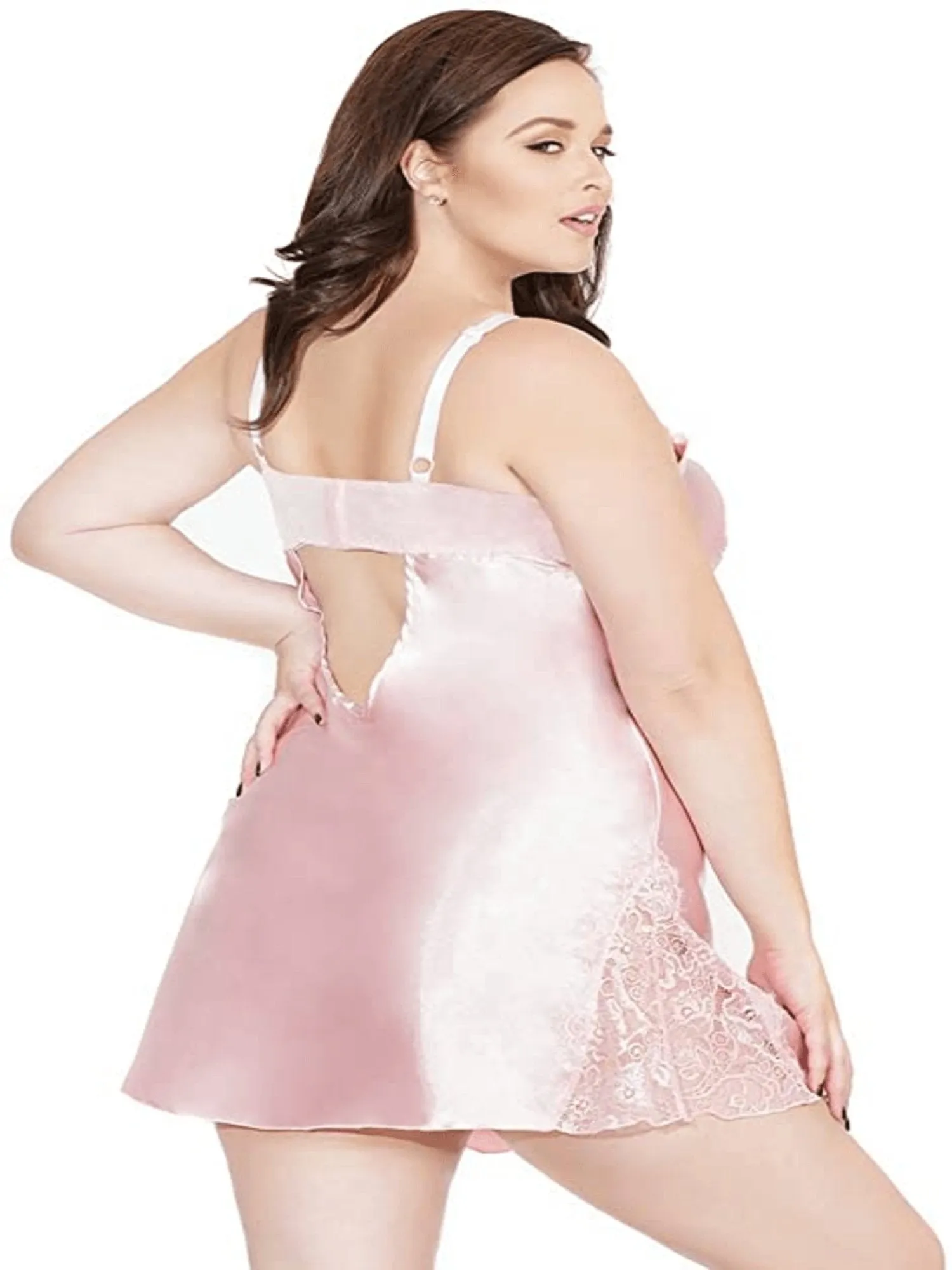 Plus Size Satin Livin' Chemise