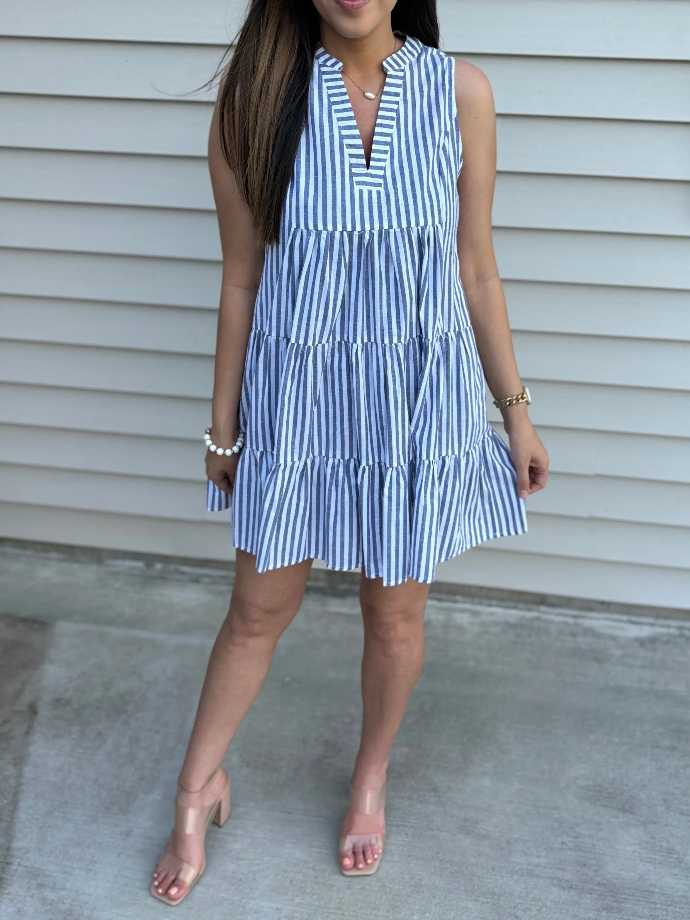 Saltwater Striped Dress