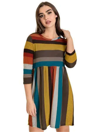 TEEK - Multi Color Mini Dress