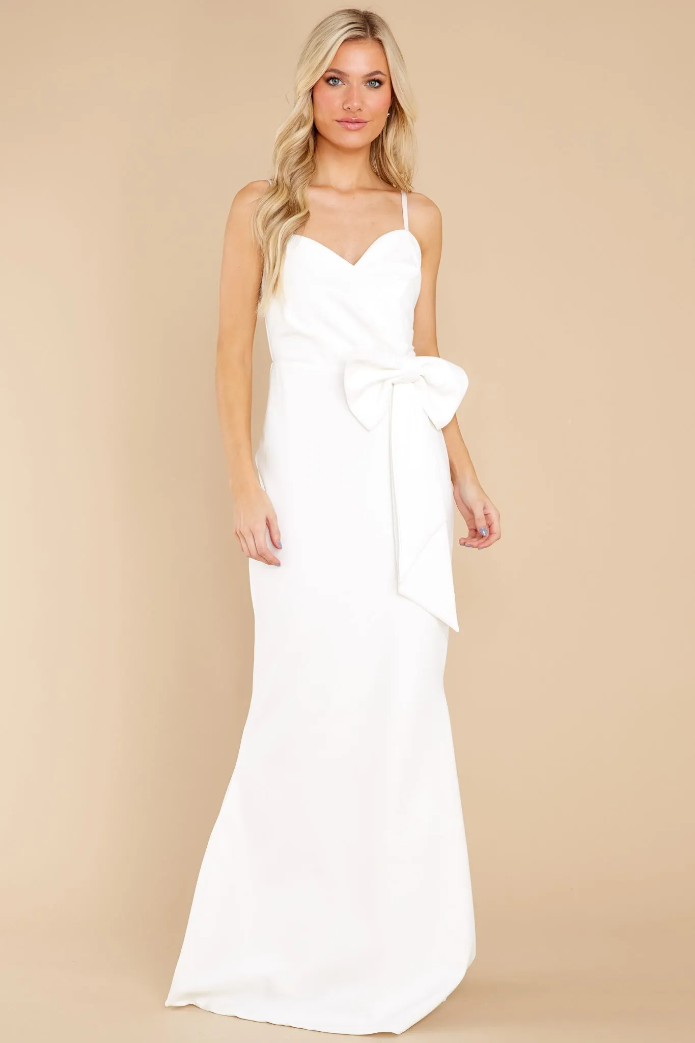 The Perfect Choice White Maxi Dress