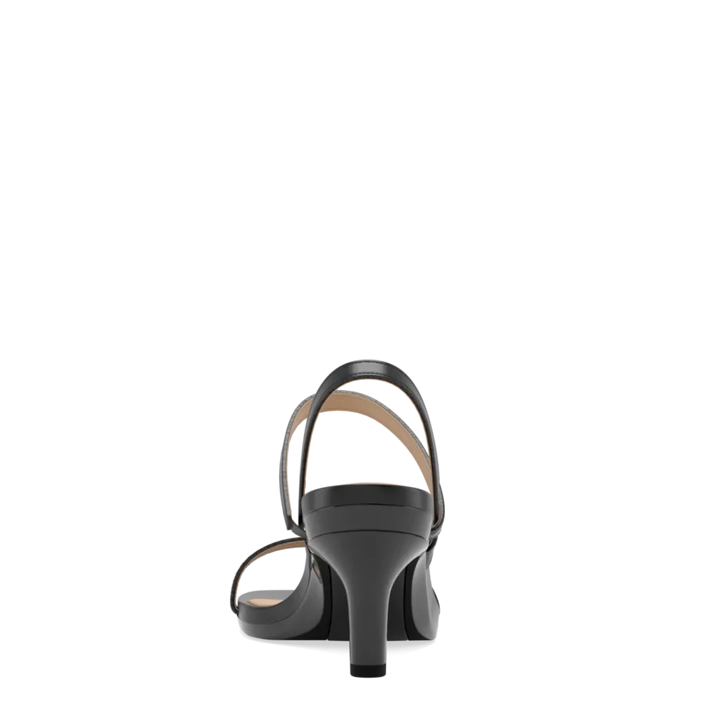 The Slingback Miranda - Coal   Stiletto Heel Kit 3 Coal-FINAL SALE