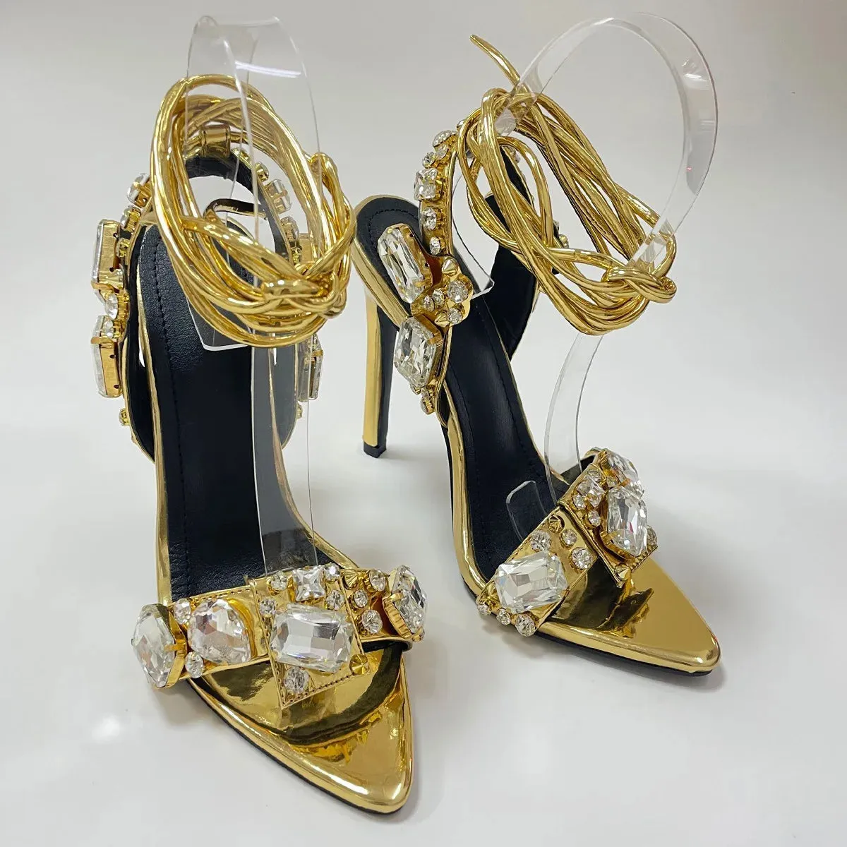 Wedding Crystal Diamond High Heels